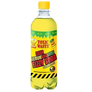 Toxic Waste Fizzy Soda Sour Lemon&Lime напиток 500 мл