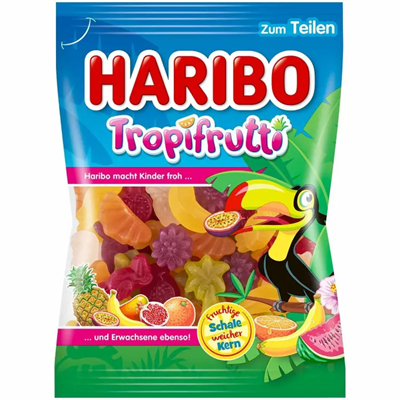 Haribo Tropi frutti мармелад тропические фрукты 175 гр