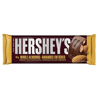 Hershey's Almonds in creamy chocolate шоколад 40 гр