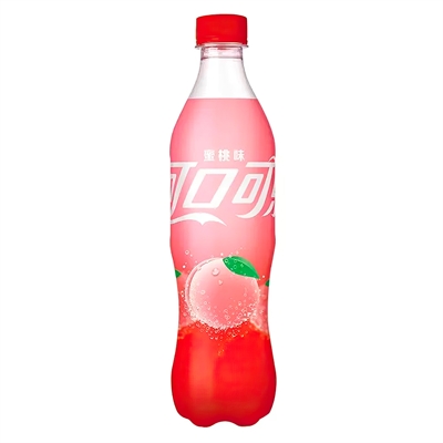 Coca-Cola Peach газированный напиток персик 500 мл