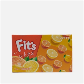 Lotte FIT`S Refreshing Citrus Резинка жевательная освежающий цитрус 24.6г 217548