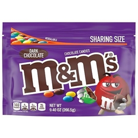 M&M's Dark Chocolate Темный шоколад Драже 266,5 гр 580089