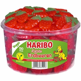 Haribo Veggie Riesen Erdbeeren мармелад клубника 1350 гр 120366