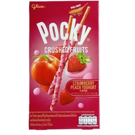 Glico Pocky Peach Strawberry бисквитные палочки 38 гр 117608