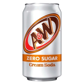 A&W Cream Soda Zero напиток газированный 355 мл 118026