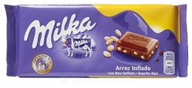 Milka Crispy Rice Soffiato шоколад молочный с арахисом 100 гр 280803