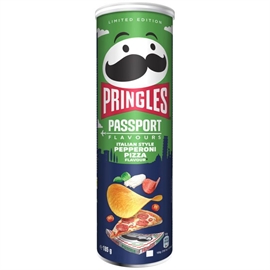 Pringles Pasport Italian Style Чипсы Пепперони 165гр 120705