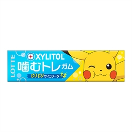 Xylitol Pokemon Bilibili Psycho жевательная резинка со вкусом содовой и героем комиксов Pokemon 15 г 205415