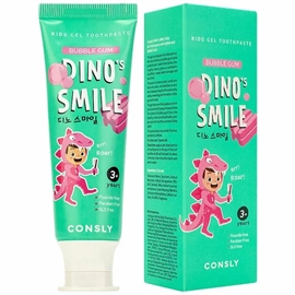 {{photo.Alt || photo.Description || 'Consly Dino&#39;s Smile Зубная паста детская гелевая вкус жвачки 60г'}}