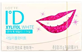 Lotte ID xylitol WHITE жевательная резинка 25 гр 323685