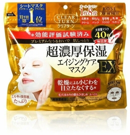 KOSE Clear Turn Moisturizing Mask EX Тканевая маска для лица 40 шт 387926