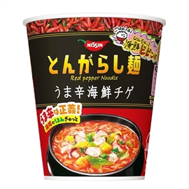 Nissin Cup Noodle лапша острая с морепродуктами 63 гр стакан 264492