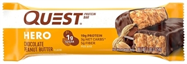 Chocolate Peanut Butter Quest Hero Bar батончик со вкусом шоколадной арахисовой пасты 60 гр 104102