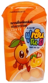 Lotte fusen no mi orange жев. рез. вкус апельсина 15 гр. 113259