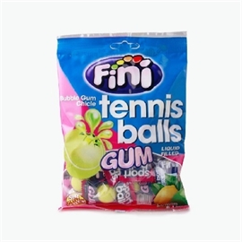 FINI Tennis Balls жевательная резинка с кислой начинкой 80 гр. 180187