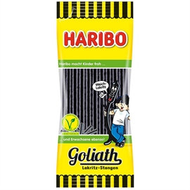 Haribo Goliath Lakritz-Stangen мармелад жев палочки лакричные 125 гр 186114