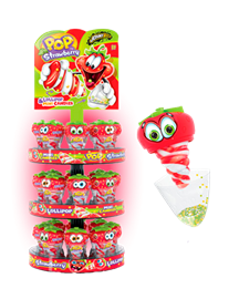 {{photo.Alt || photo.Description || 'Johny Bee леденец Клубничка с драже 27 гр'}}