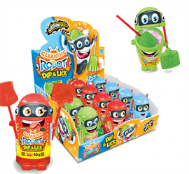 {{photo.Alt || photo.Description || 'Johny Bee Dip n Lick Cleaning Robot леденец Робот-Уборщик с пудрой 40 гр'}}