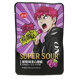 {{photo.Alt || photo.Description || 'SUPER SOUR конфеты со вкусом винограда 24 гр'}}