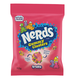 {{photo.Alt || photo.Description || 'Nerds Gummy Clusters Fruits Candy конфеты жев-ые Фрукты 113 гр'}}