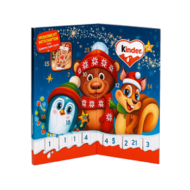 {{photo.Alt || photo.Description || 'Адвент календарь Ferrero Kinder Christmas Mix Tisch-Adventskalen 113гр (18) НГ'}}