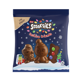 {{photo.Alt || photo.Description || 'Шоколадная фигурка Nestle Christmas Smarties Festive Friends 65гр (12) НГ'}}