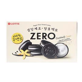 {{photo.Alt || photo.Description || 'Lotte Zero Cookies&amp;Cream Sand Cookies печенье без сахара 288 гр'}}