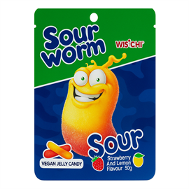 {{photo.Alt || photo.Description || 'Wisichi Мармелад жевательный &quot;Кислый червячок&quot; со вкусом клубники и мушмула 20 гр'}}