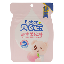 {{photo.Alt || photo.Description || 'BIOBOR Жевательный мармелад с пробиотиком  со вкусом ПЕРСИКА 45 г'}}