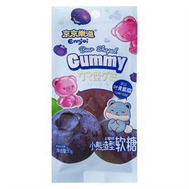 {{photo.Alt || photo.Description || 'GuandongLefen Bear Shaped Gummy Blueberry Конфета желейная в форме медведя вкус черники 50г'}}