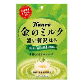{{photo.Alt || photo.Description || 'Kanro Gold Milk Candy Green Tea карамель с чаем мачча б/сахара 70 гр'}}