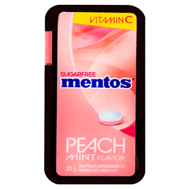 {{photo.Alt || photo.Description || 'Mentos White Peach Sugar Free Mint Леденцы Белый персик 21гр'}}