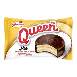 {{photo.Alt || photo.Description || 'Queen Pie Sandwich Biscuit печенье с маршмеллоу в какао глазури 22г'}}