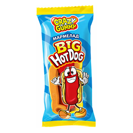 {{photo.Alt || photo.Description || 'Grazy Gummy Big Hot Dog жевательный мармелад 18гр'}}