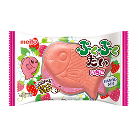 {{photo.Alt || photo.Description || 'Meito Вафельное печенье "Рыбки" тайяки с клубничной начинкой 16,5гр'}}