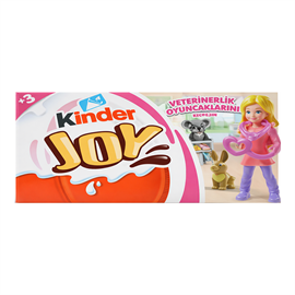 {{photo.Alt || photo.Description || 'Kinder Яйцо шоколадное Joy veterenary world's toys коробка из 3 шт 60г'}}