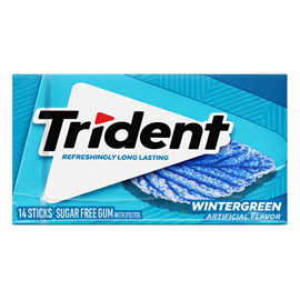 {{photo.Alt || photo.Description || 'Trident Wintergreen 14 Sticks жевательная резинка с ксилитолом 27 гр'}}