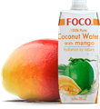 FOCO Coconut Water With Mango натурал кокосовая вода с манго 330 мл 89104 - фото 34719