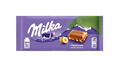 Milka Hazelnuts шоколадная плитка с дробленым фундуком 100 гр - фото 35594