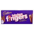 Cadbury Fabulous Fingers шоколадные палочки с начинкой 110 гр - фото 36495