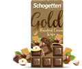 Schogetten Hazelnut Cocoa Wafer шоколад молочный с фундуком и кусочками вафель 100 гр - фото 36909