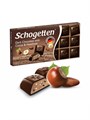 Schogetten Dark Cocoa Hazelnut шоколад темный с какао-кремом и фундуком 100 гр - фото 37611