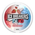 Ice Breakers Duo Strawberry леденцы со вкусом клубники и мяты 36 гр - фото 37946