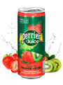 Perrier & Juice Strawberry & Kiwi напиток газированный с соком клубники 250 мл - фото 38279