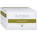 Althaus Grün Matinee чай зеленый с ароматом тропических фруктов 20 пакетиков - фото 38413