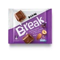 Break шоколад молочный с миндалем, лесным орехом и изюмом 85 гр - фото 39307