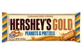 Hersheys Gold Peanut & Pretzels шоколад карамель с арахисовой пастой и крендельками 39 гр - фото 39432