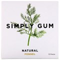 Simply Gum Natural Fennel  натуральная жвачка со вкусом фенхеля - фото 39573