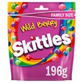 Skittles Wild Berry жевательные конфеты Лесные ягоды 196 гр - фото 39898