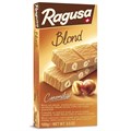 Ragusa Blond Caramelise белый шоколад с трюфельной начинкой и лесными орехами 100 гр - фото 40149